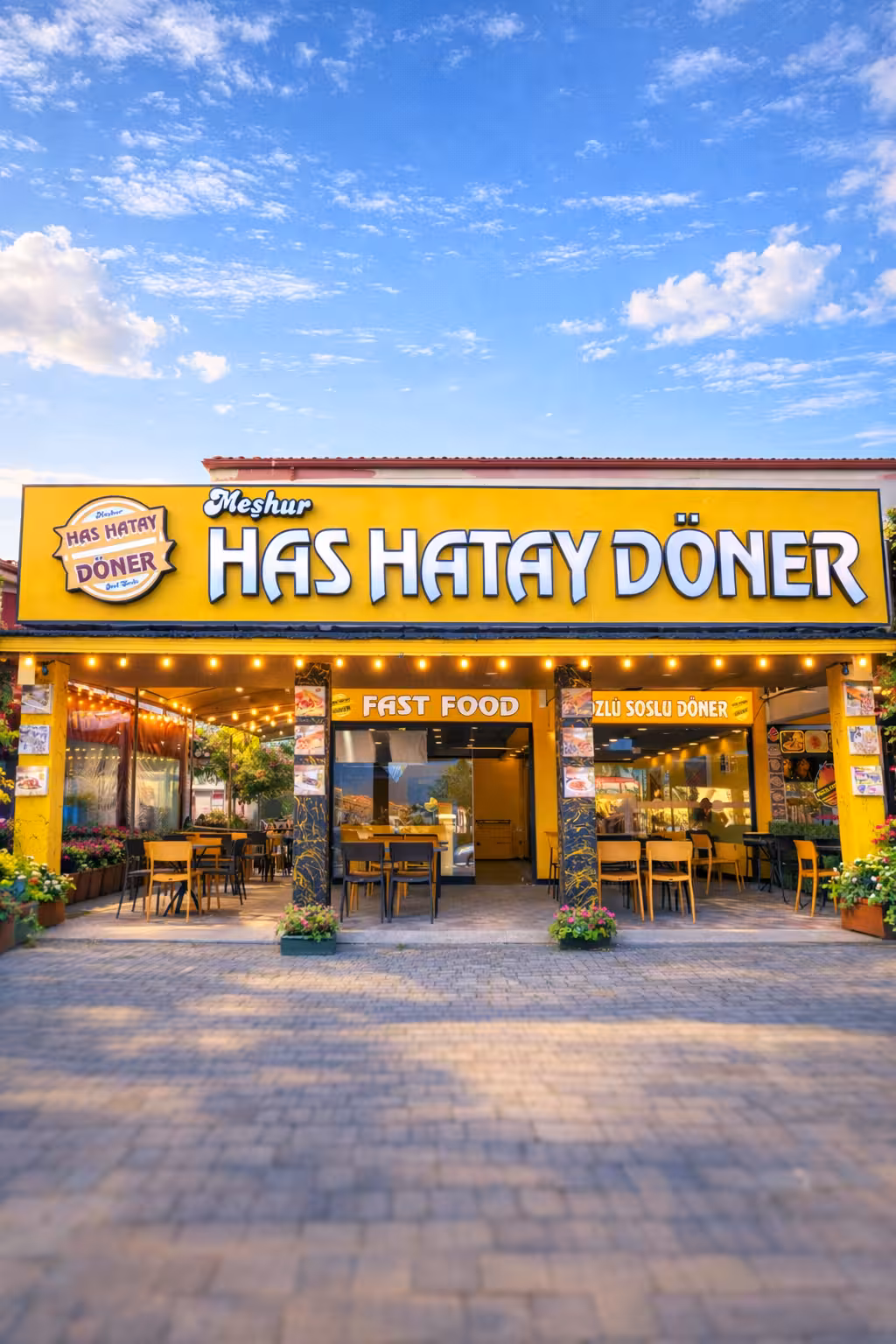 Geleneksel Hatay usulü döner hazırlayan usta şef